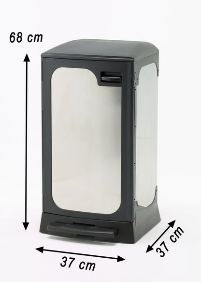 BINZY - INOX poignée noire